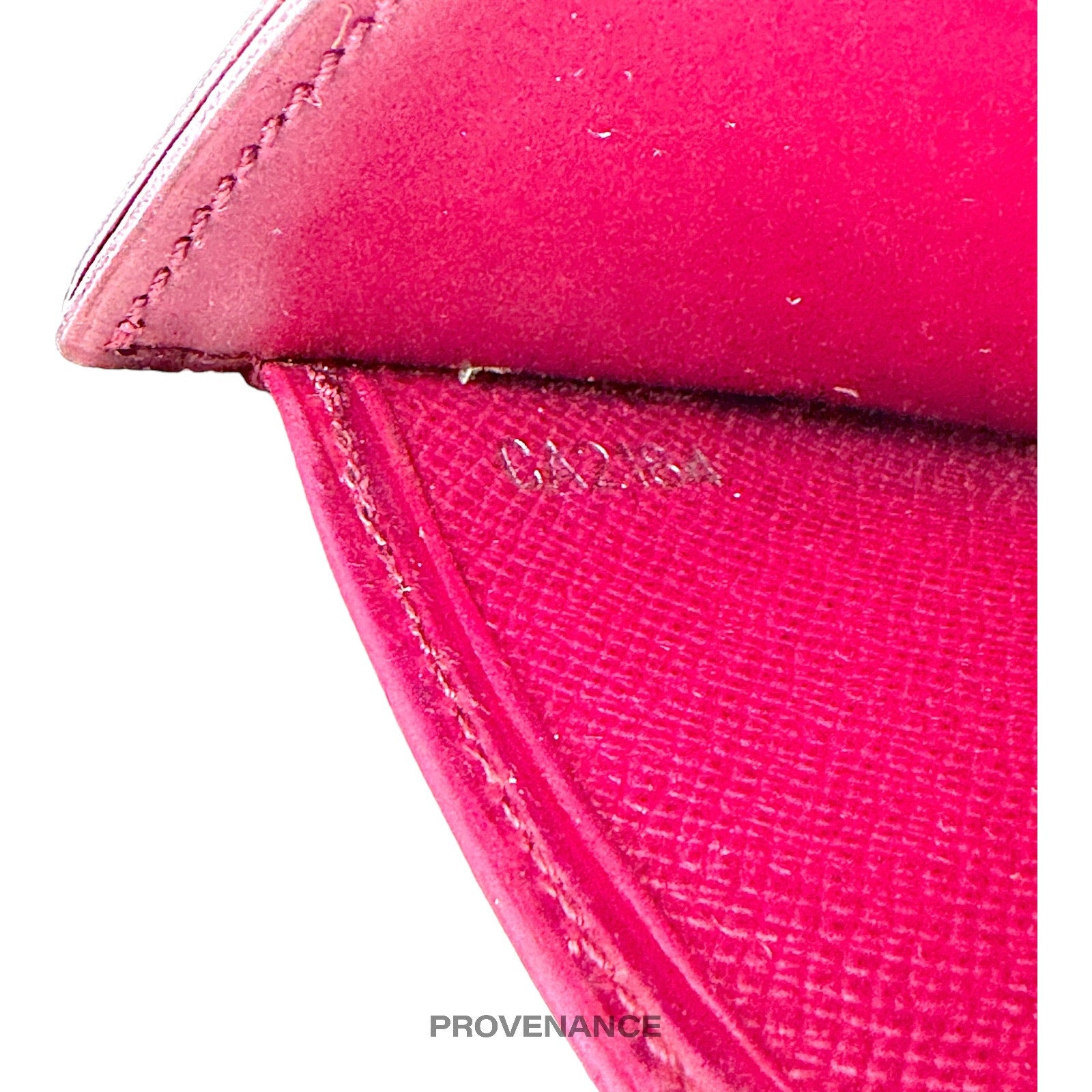 Louis Vuitton Card Holder Wallet - Fuchsia Epi Leather - 8
