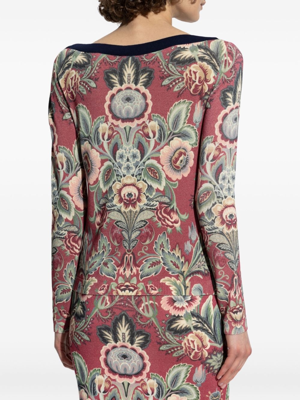 floral-print top - 4
