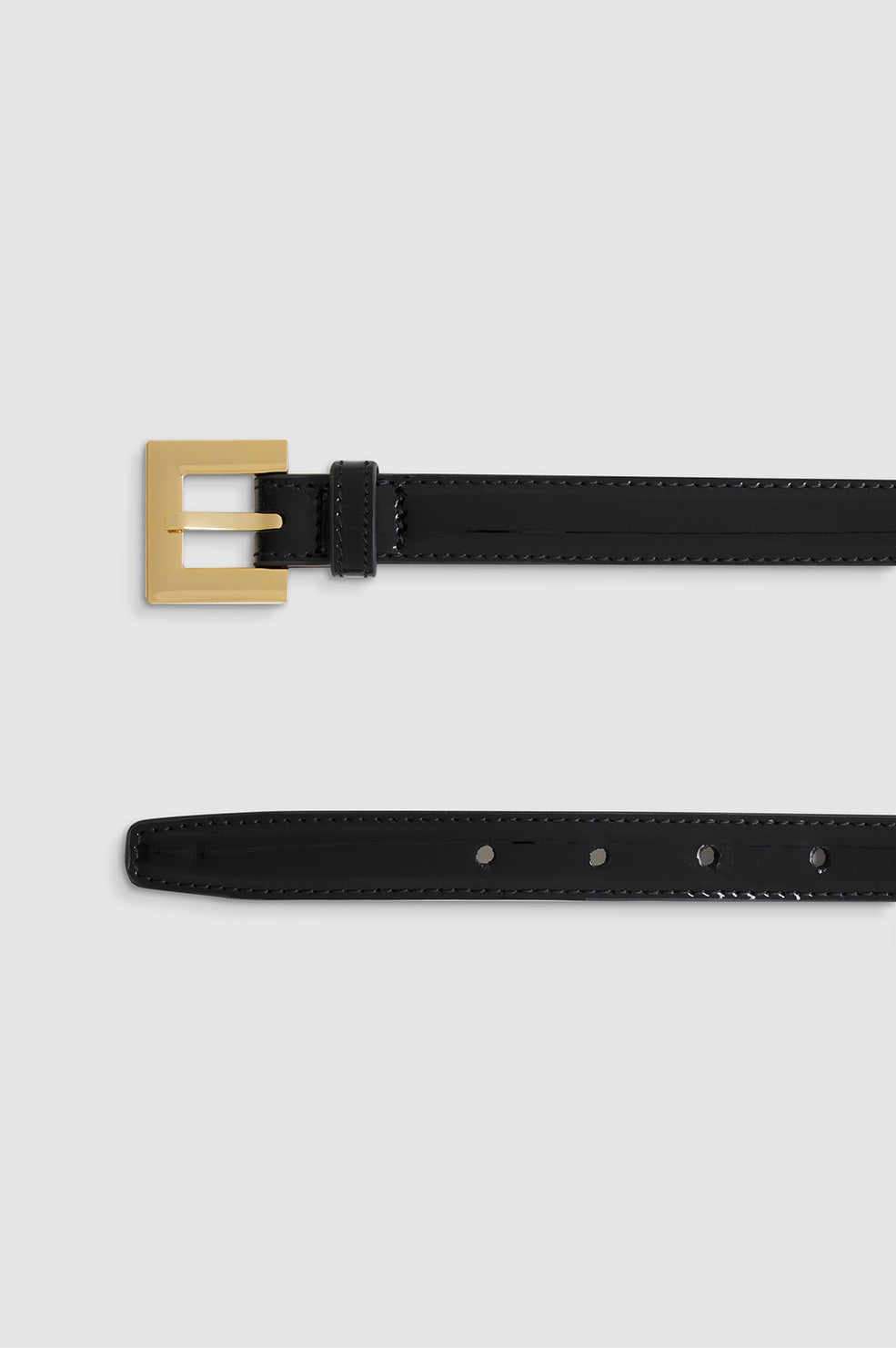 Nicola Belt - Black Patent - 3