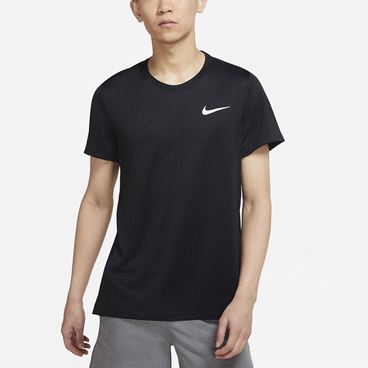 Nike Df Superset Top Ss Athleisure Casual Sports Running Round Neck Short Sleeve Black CZ1220-010 - 3