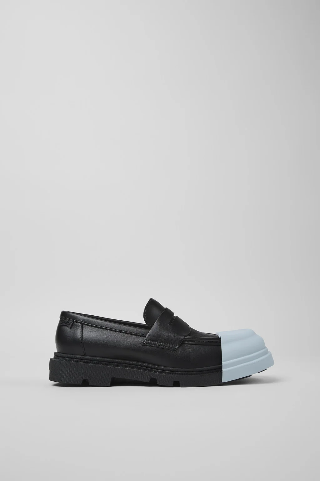 Junction Black leather loafers for women - 1