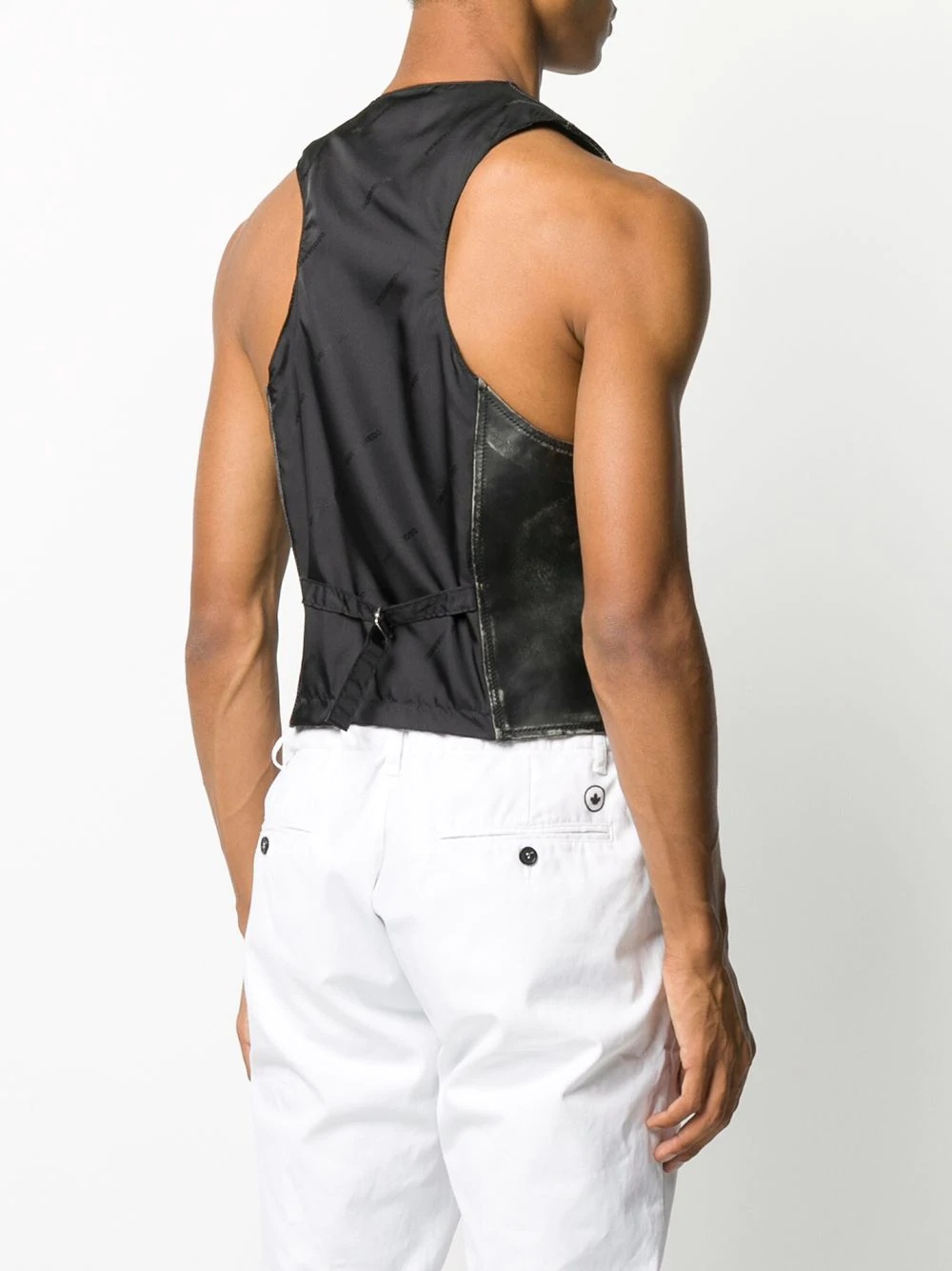 leather waistcoat - 4