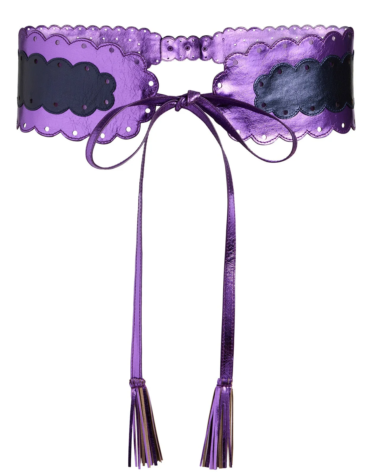 Metallic Scallop Belt - 1