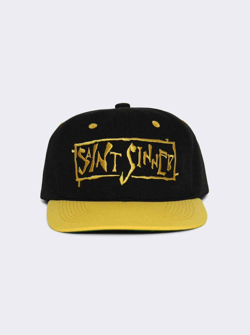 Saint Sinner Cap Black And Yellow - 1