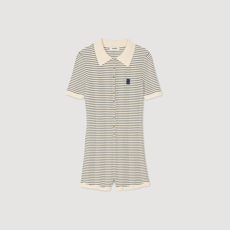 STRIPED KNIT JUMPSUIT 6