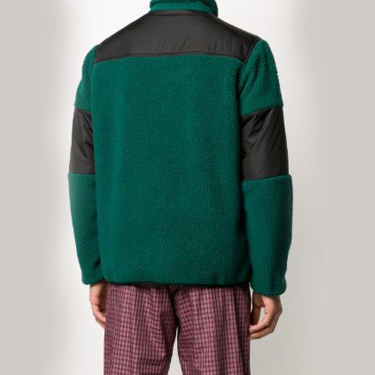Men's Off-White Printing Fleece Jacket Green OMKI015E20FAB0015701 - 3