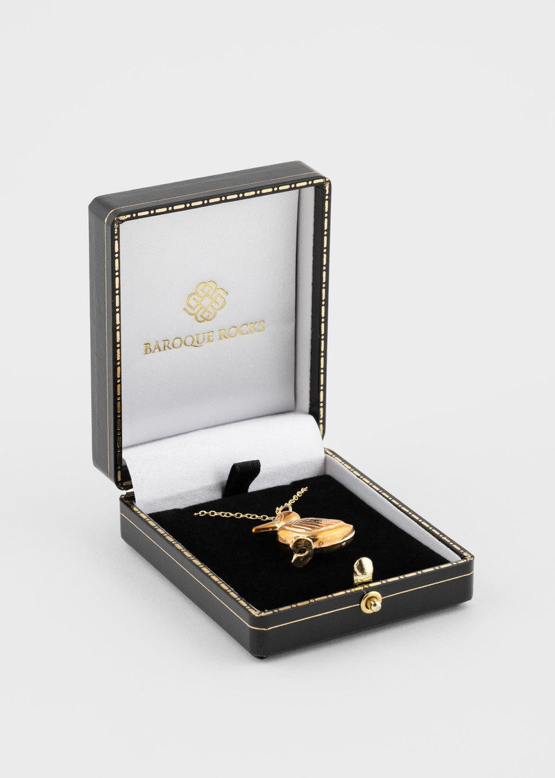 'Gold, Glorious Gold! Duck' Vintage Gold Necklace 4