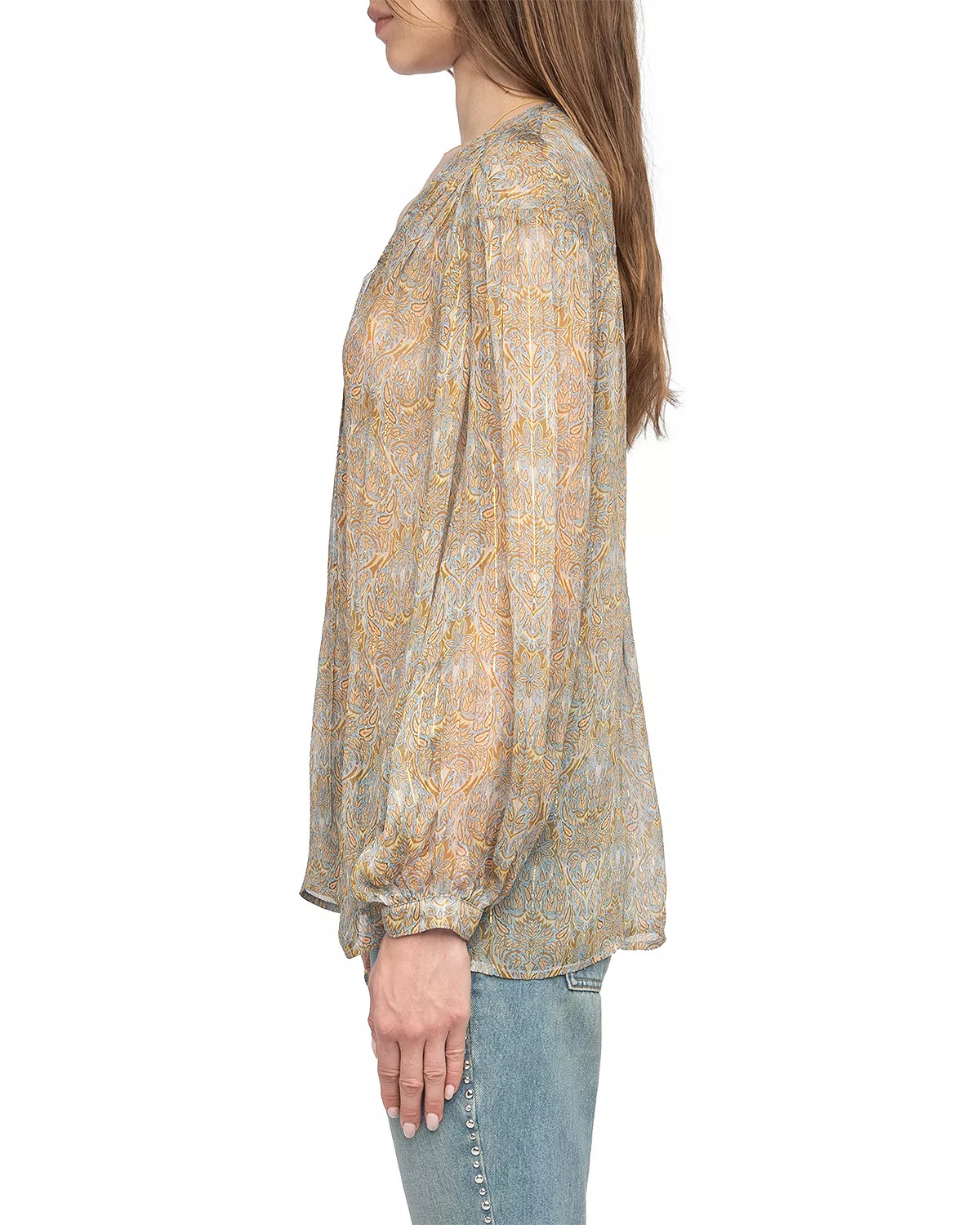 Tamela Mousseline Paisley Blouse - 4