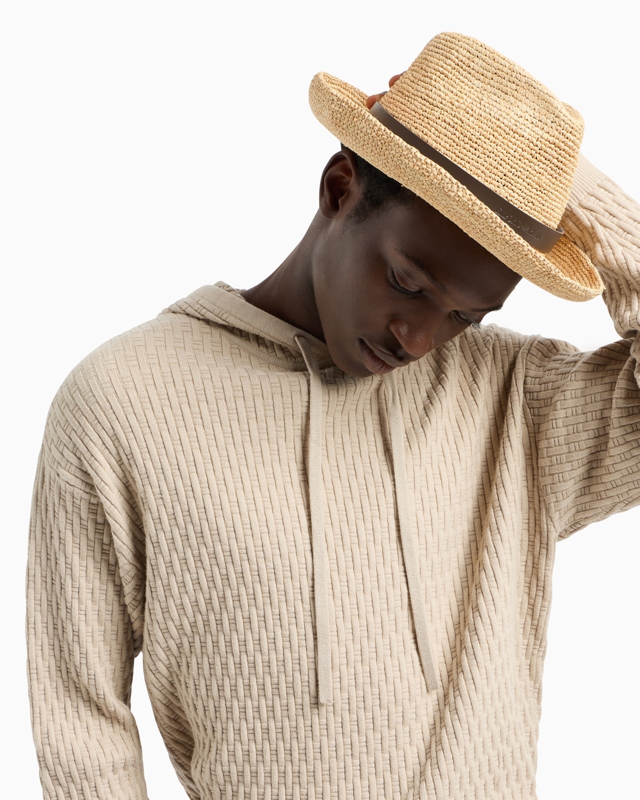 WOVEN RAFFIA HAT - 4