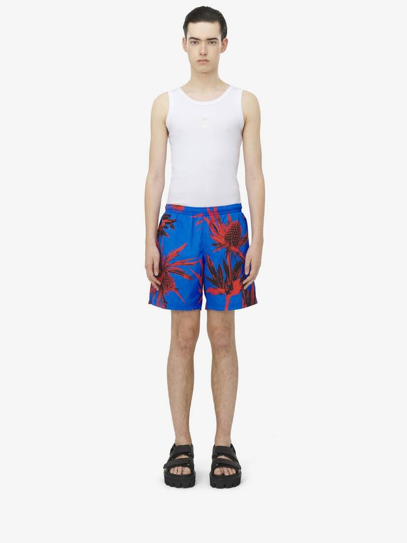 Alexander McQueen Oversized Thistle Swim Shorts outlook
