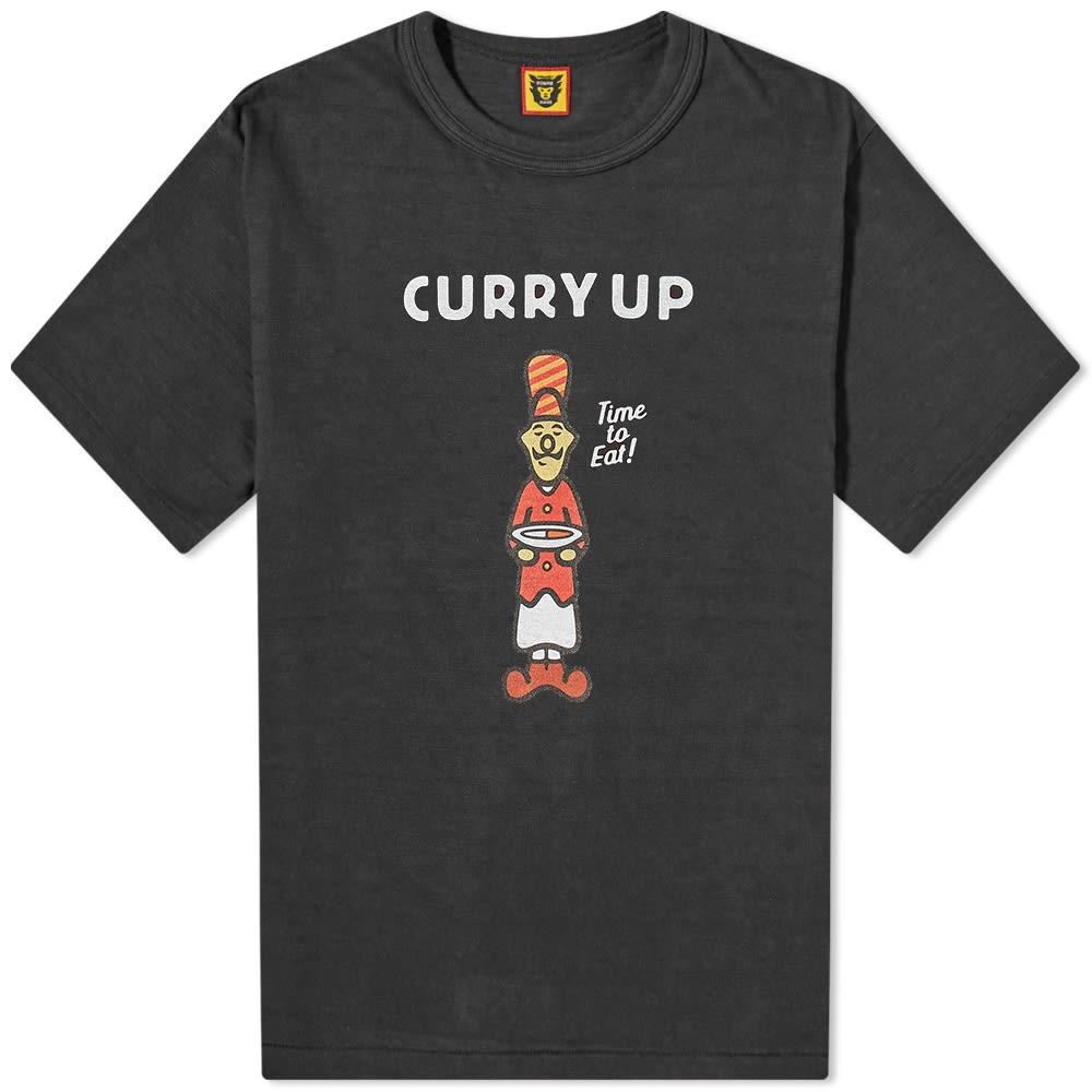 Human Made Curry Up Time To Eat Tee - 1