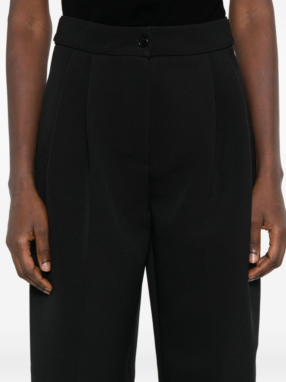 pleated buttoned trousers - 5