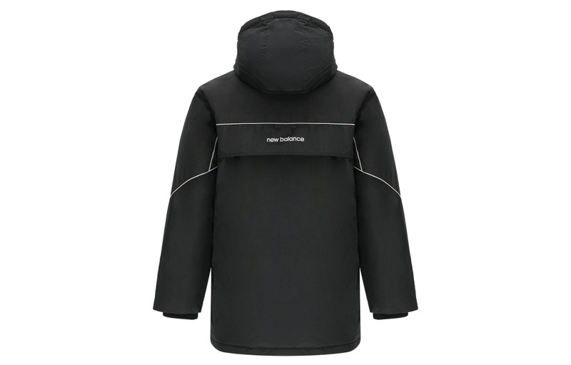 New Balance New Balance Sportswear Hooded Jacket 'Black White' AMJ14320-BK outlook