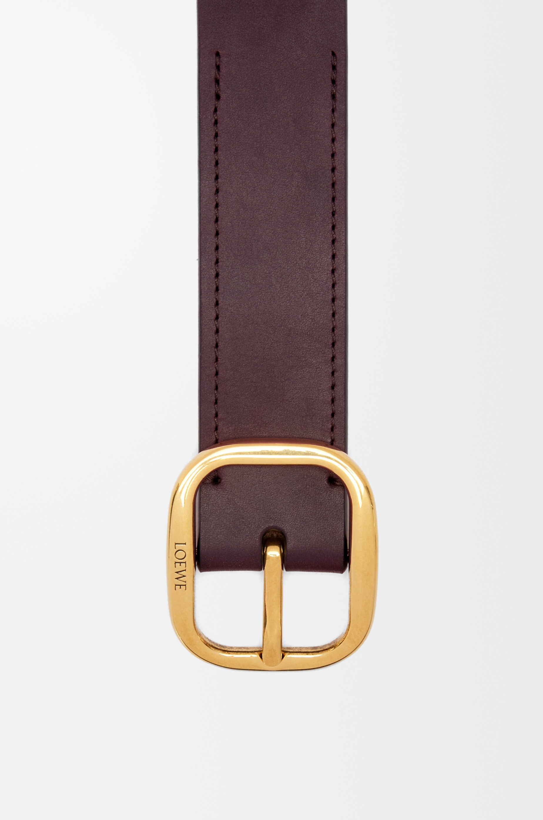 Rounded soft belt in classic calfskin - 2