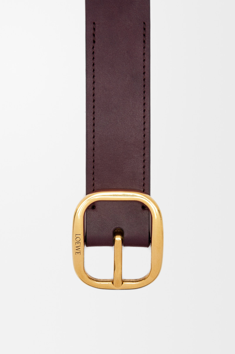 Loewe Rounded soft belt in classic calfskin outlook