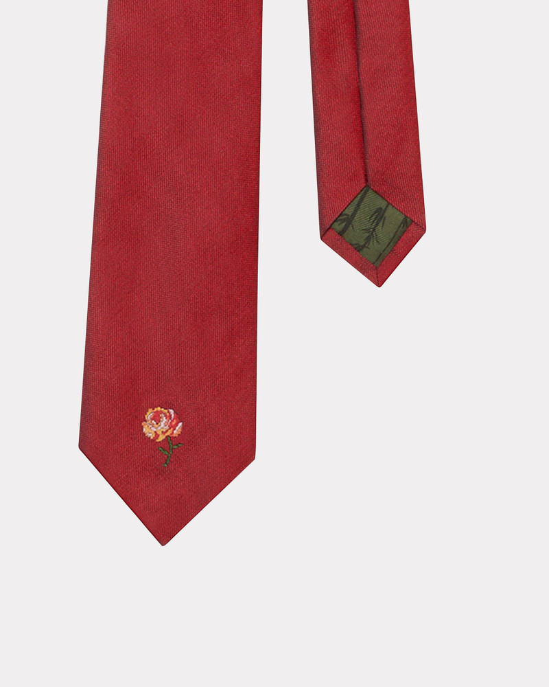 KENZO 'Pixel Rose' silk tie outlook