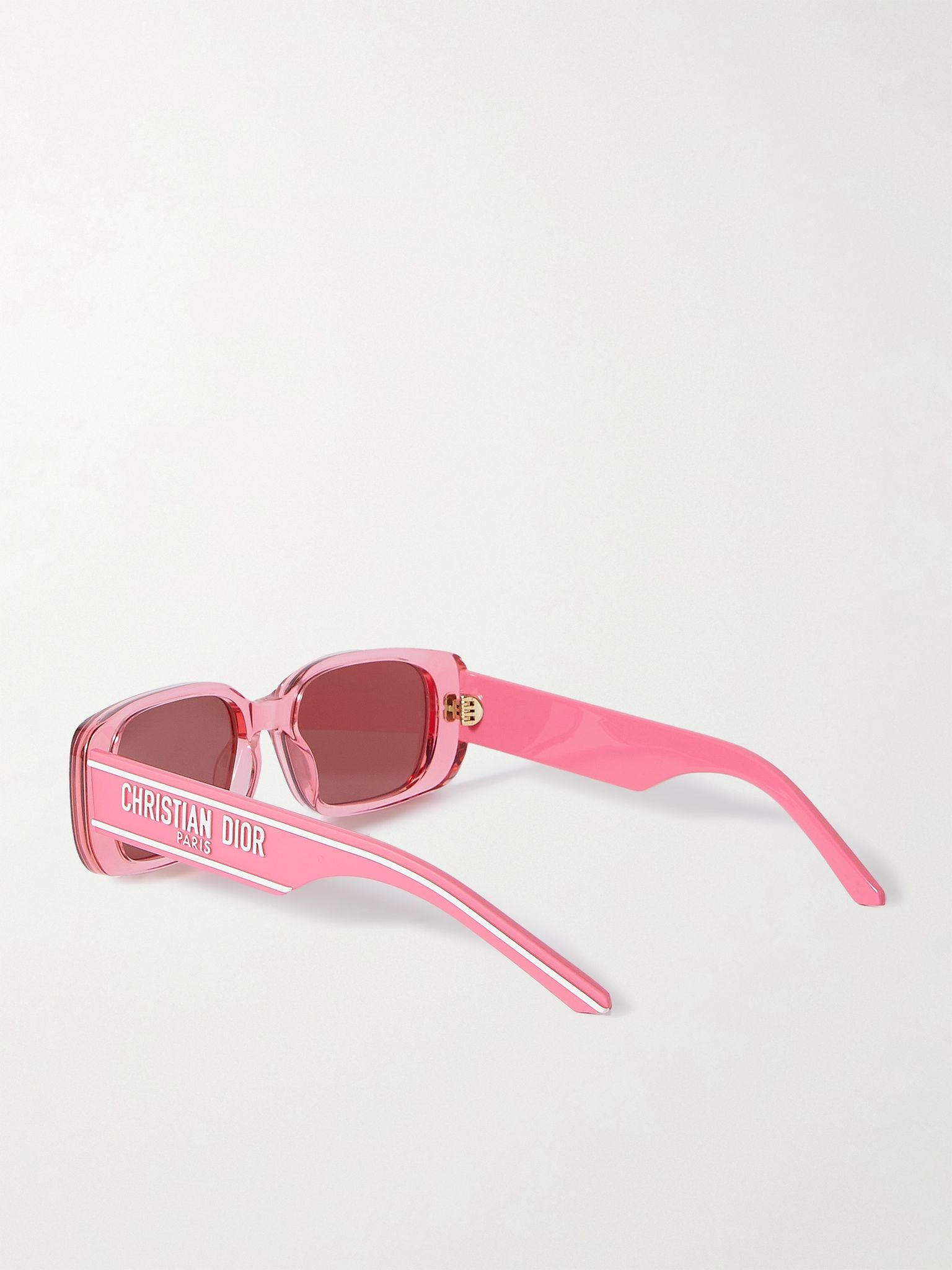 Wildior S2U rectangular-frame acetate sunglasses Pink - 3