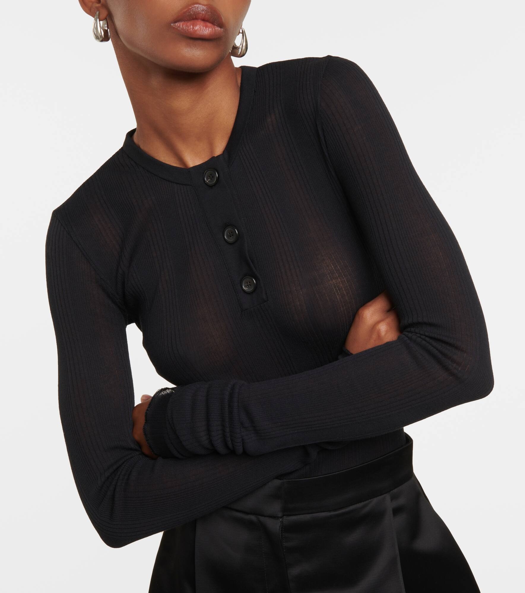 Janelle cotton-blend jersey bodysuit - 5