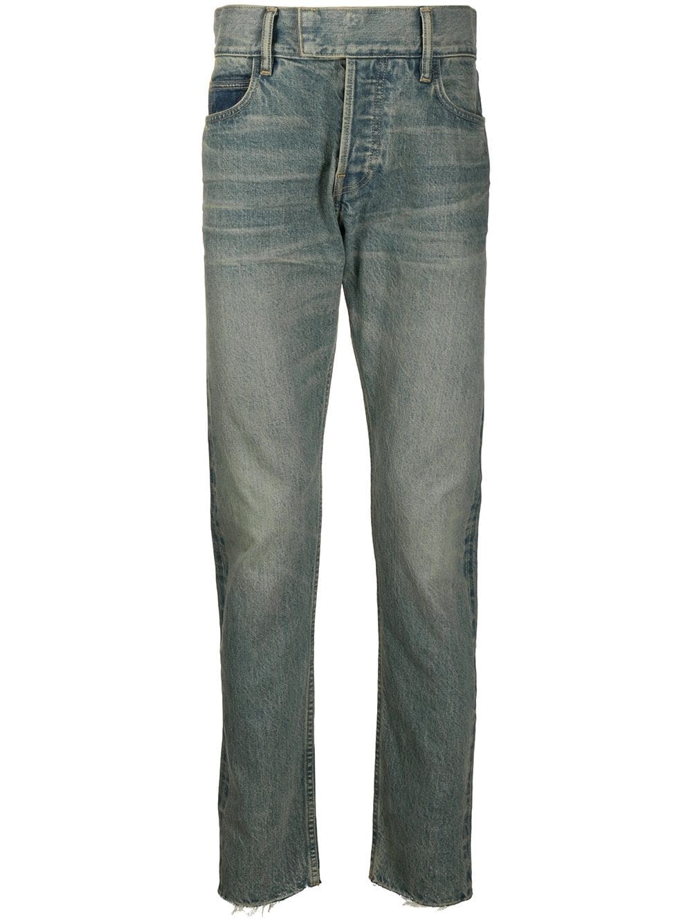 x Ermenegildo Zegna washed jeans - 1