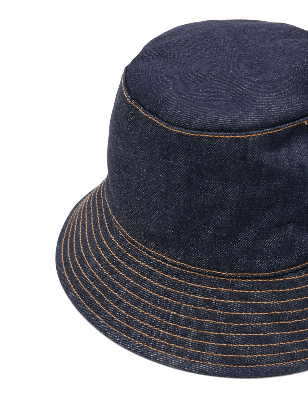 pocket-detail denim bucket hat - 2
