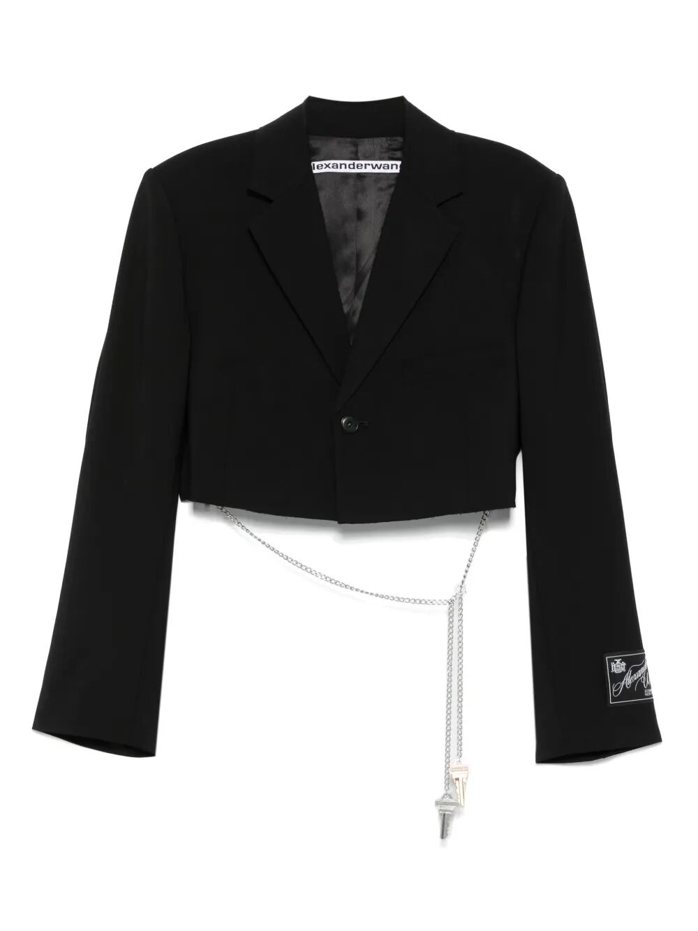 Alexander Wang Women Cropped Blazer With Chain - 4