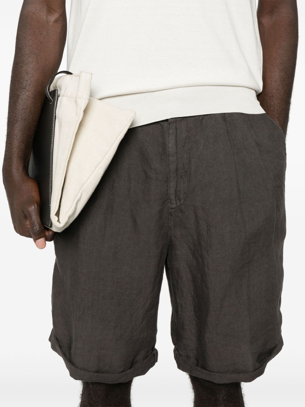 linen shorts - 5