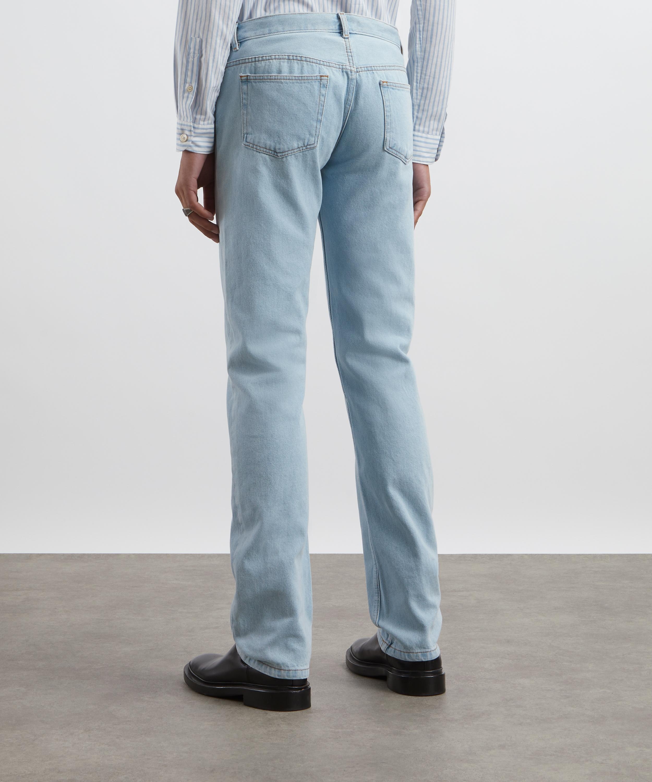 New Standard Pale Blue Denim Jeans - 4