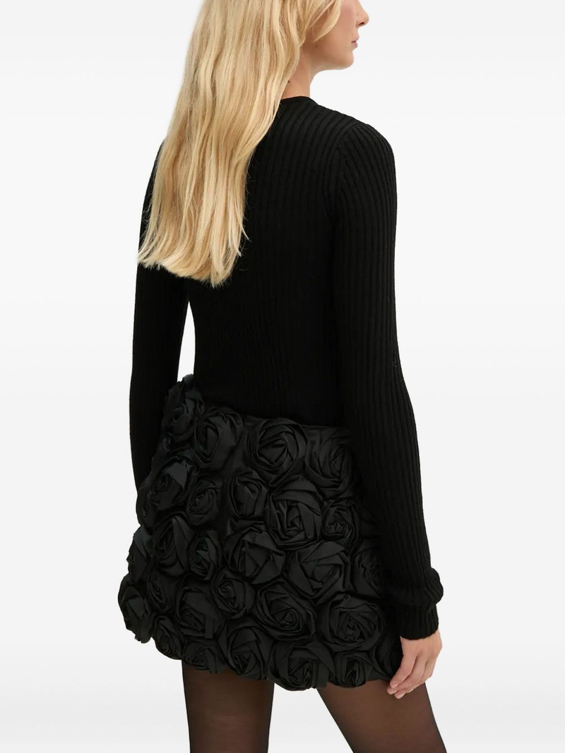 rose-detail mini skirt 3