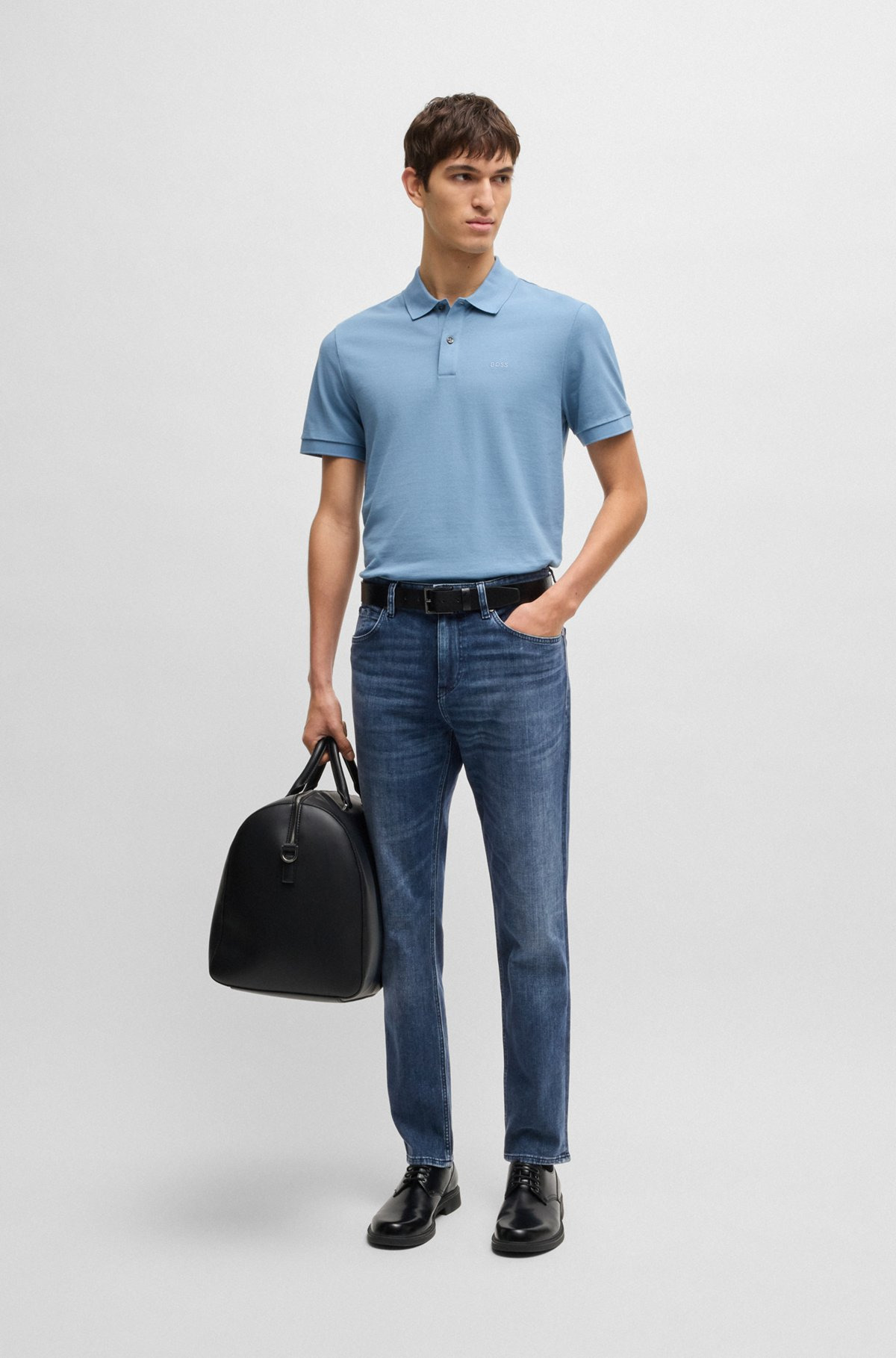 MAINE REGULAR-FIT JEANS IN BLUE ITALIAN DENIM - 3