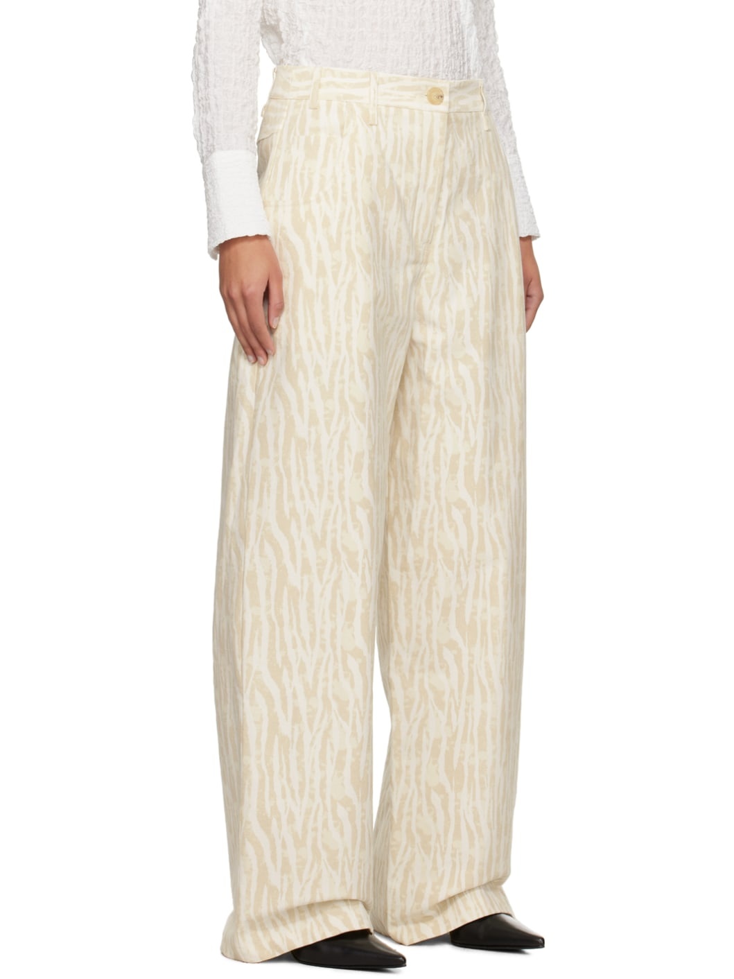 Off-White Wide-Leg Jeans - 2