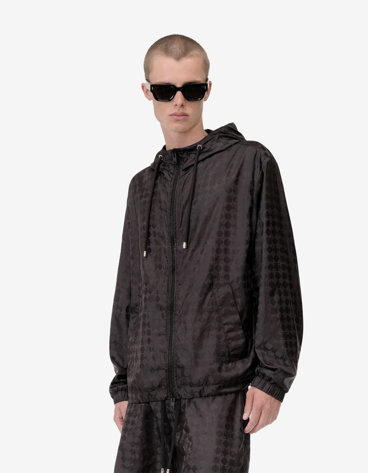 Amiri Black MA Quad Windbreaker Jacket - 2