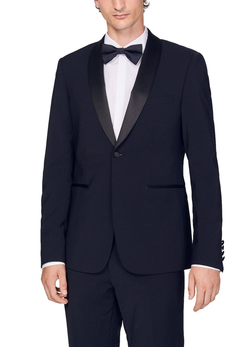 Tuxedo jacket with satin - 2