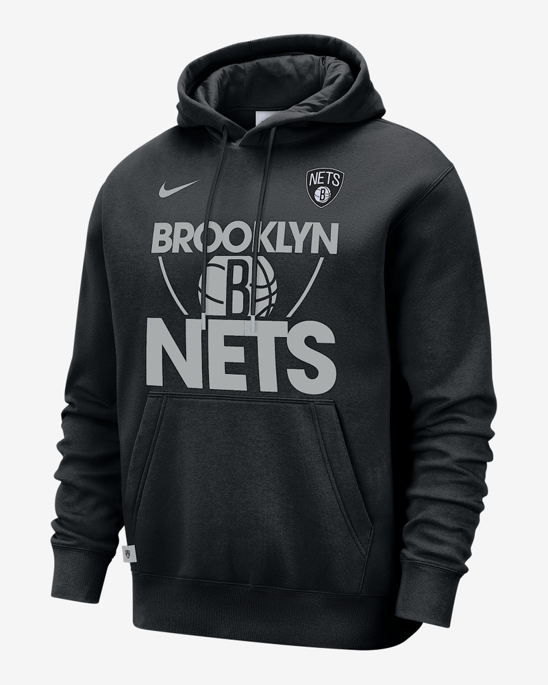 Brooklyn Nets Club Courtside Men's Nike NBA Pullover Hoodie 1