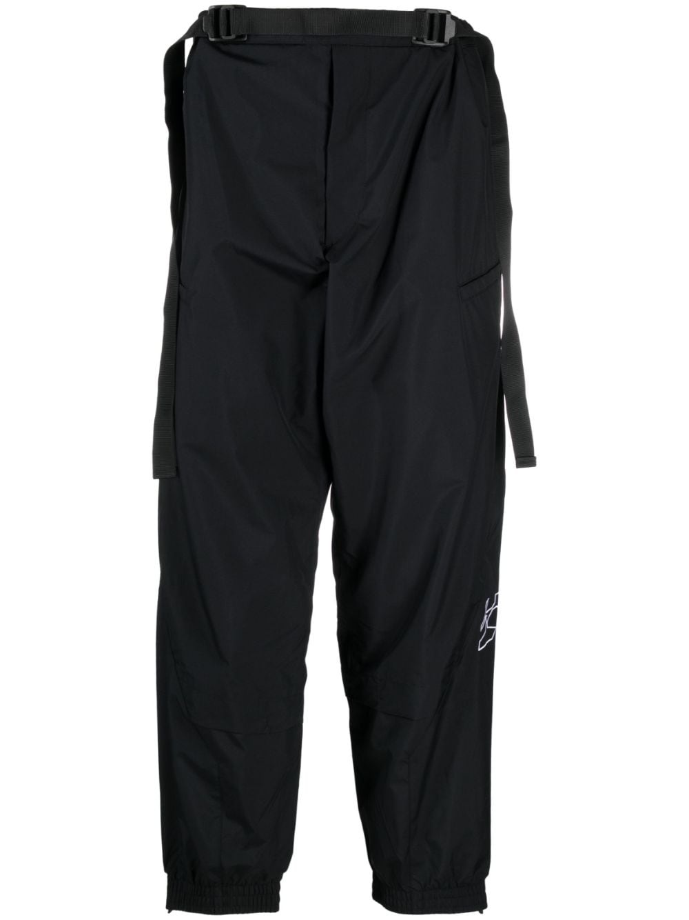 P53 Gore-Tex tapered drop-crotch trousers - 1