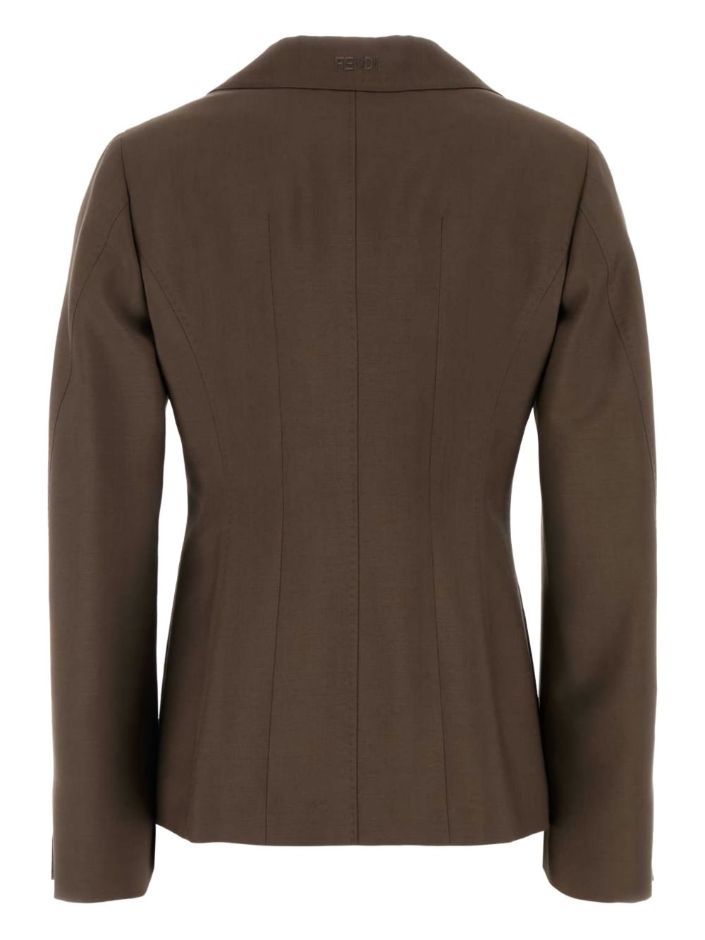 ジャケット Fendi WOOL AND MOHAIR BLAZER FENDI single-breasted blazer | REVERSIBLE