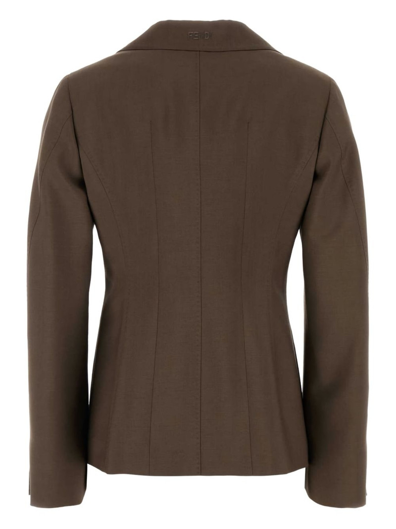 FENDI single-breasted blazer outlook