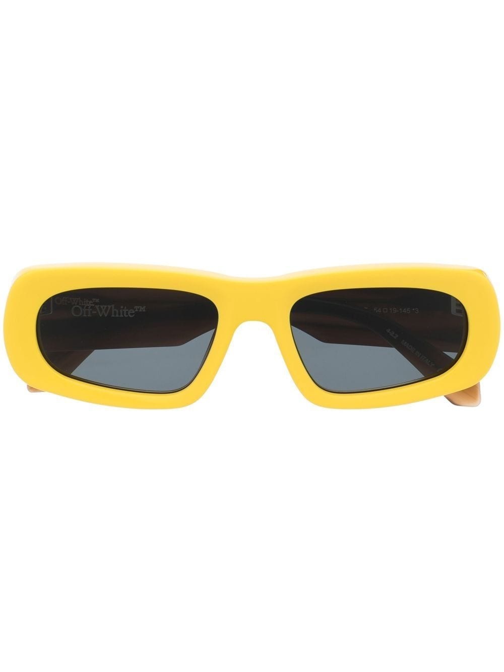 square-frame tinted sunglasses - 1