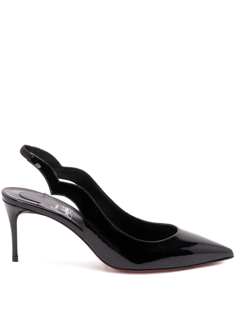70mm pointed slingback pumps - 1