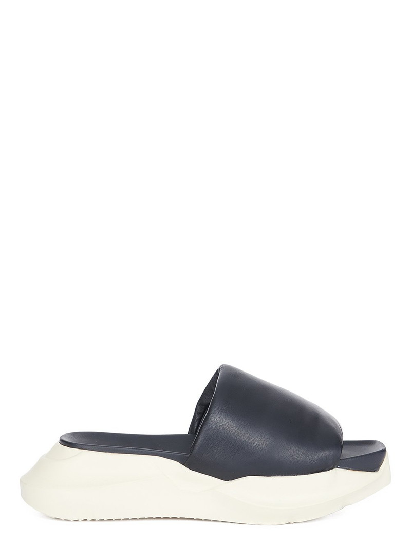 leather platform slides 1