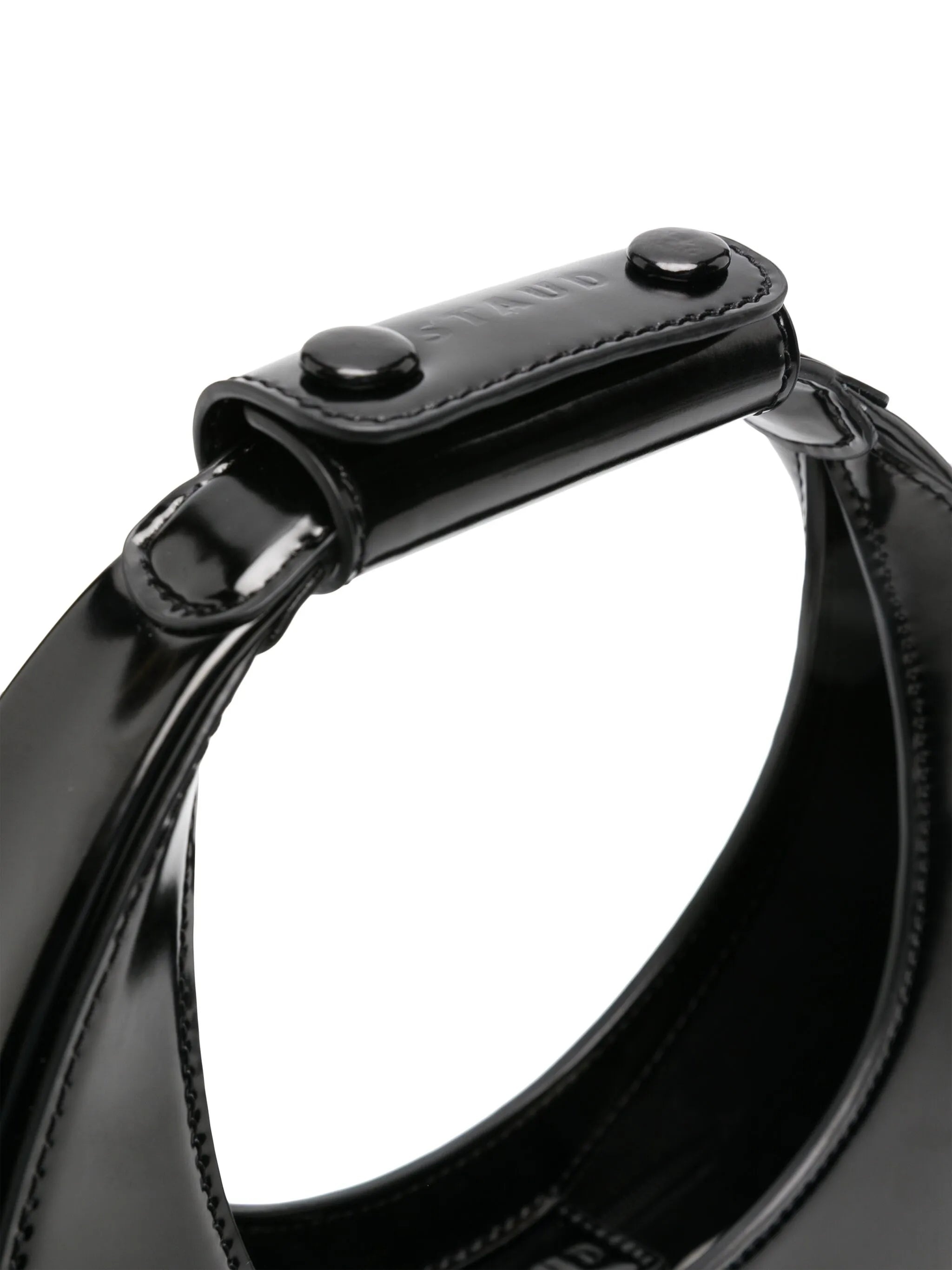 Staud Mini Moon Patent Leather Bag - 3