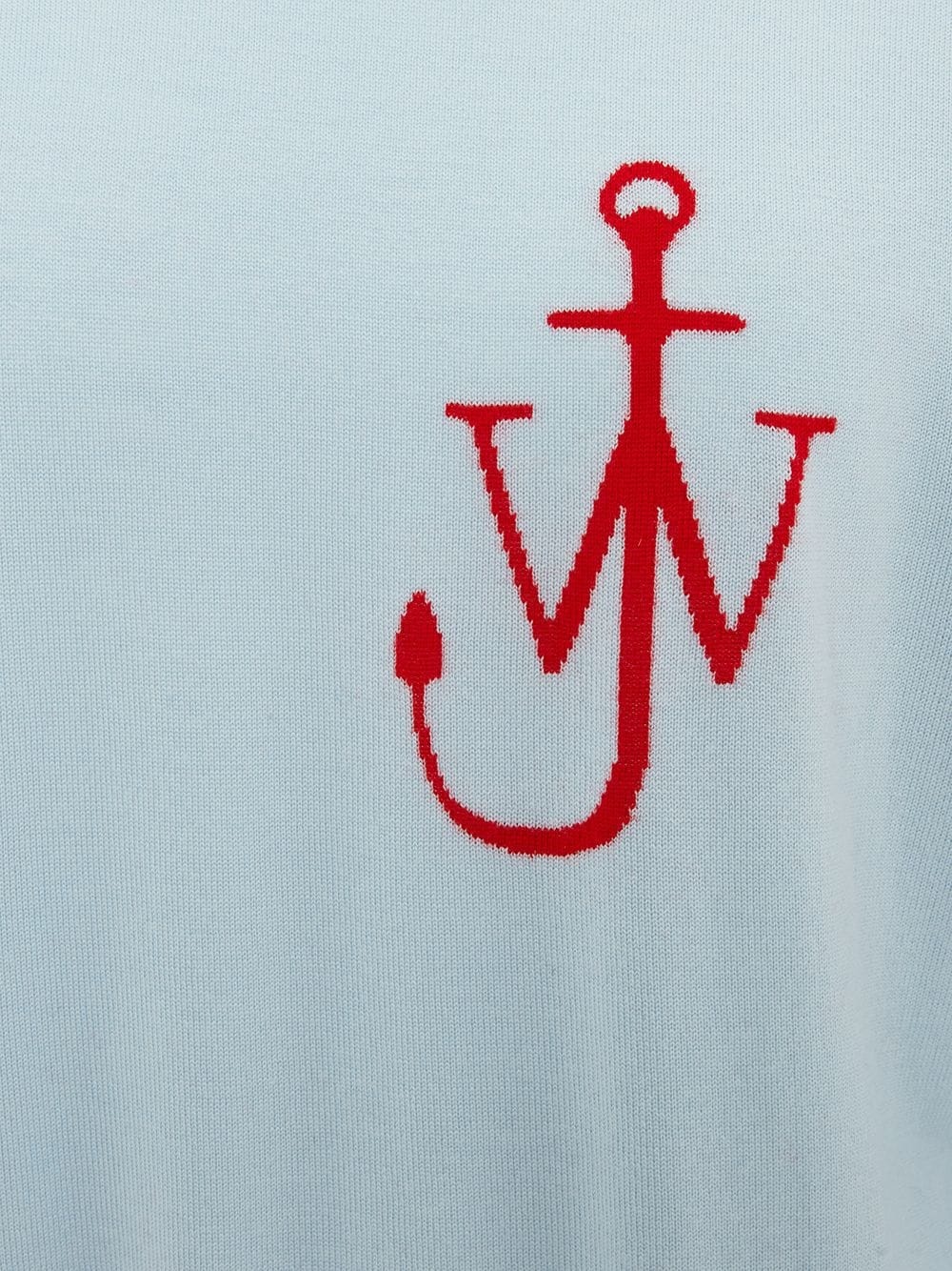 embroidered Anchor motif turtleneck jumper - 5