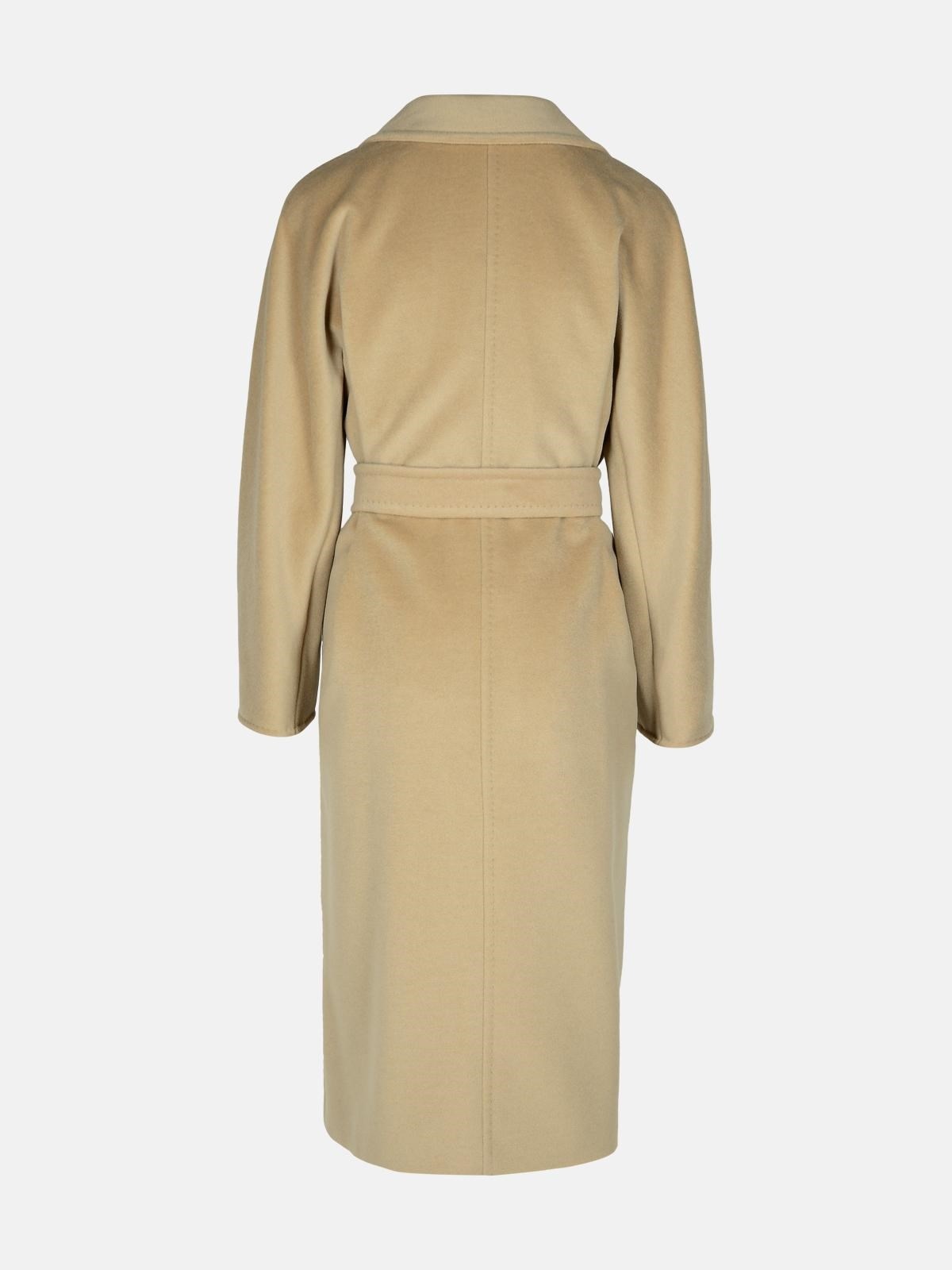 'MADAME' BEIGE WOOL BLEND COAT - 3