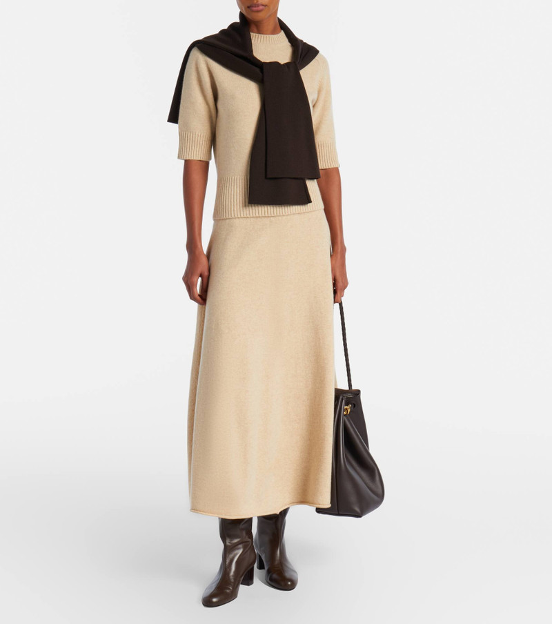 extreme cashmere N°374 Lauren cashmere-blend top outlook