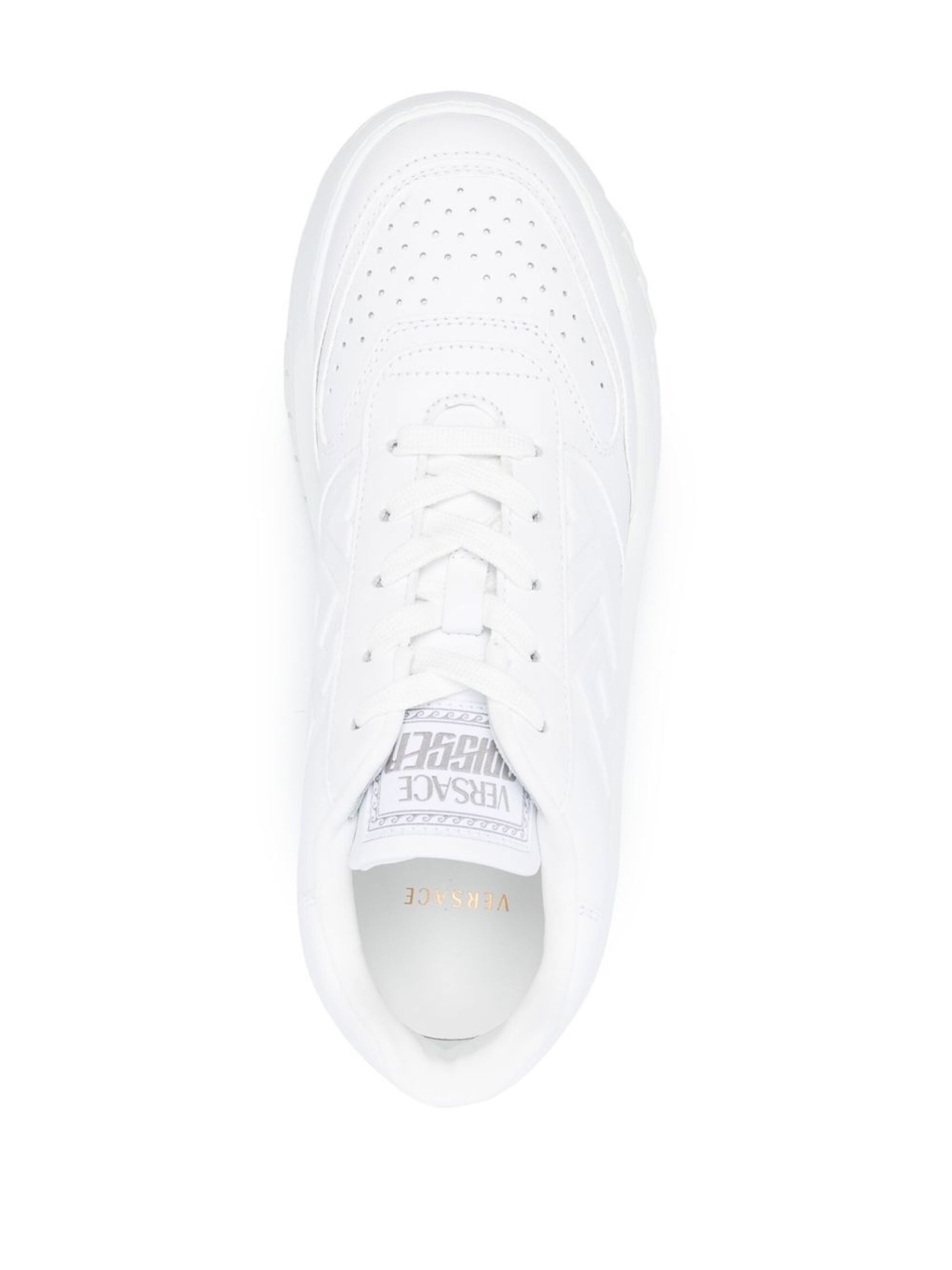 white Odissea leather sneakers - 4