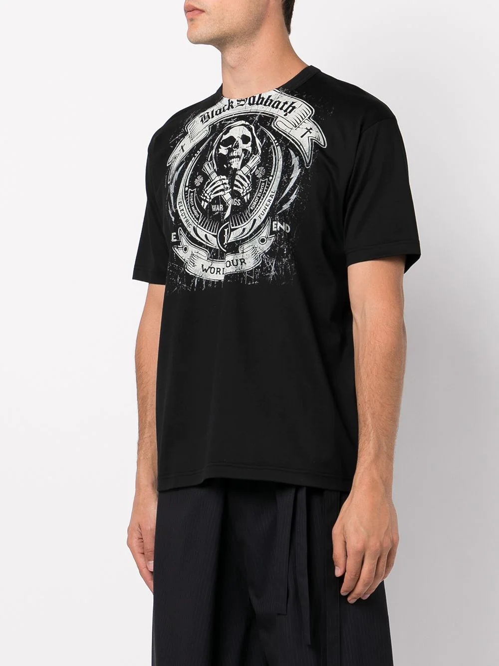 skull-print T-shirt - 3