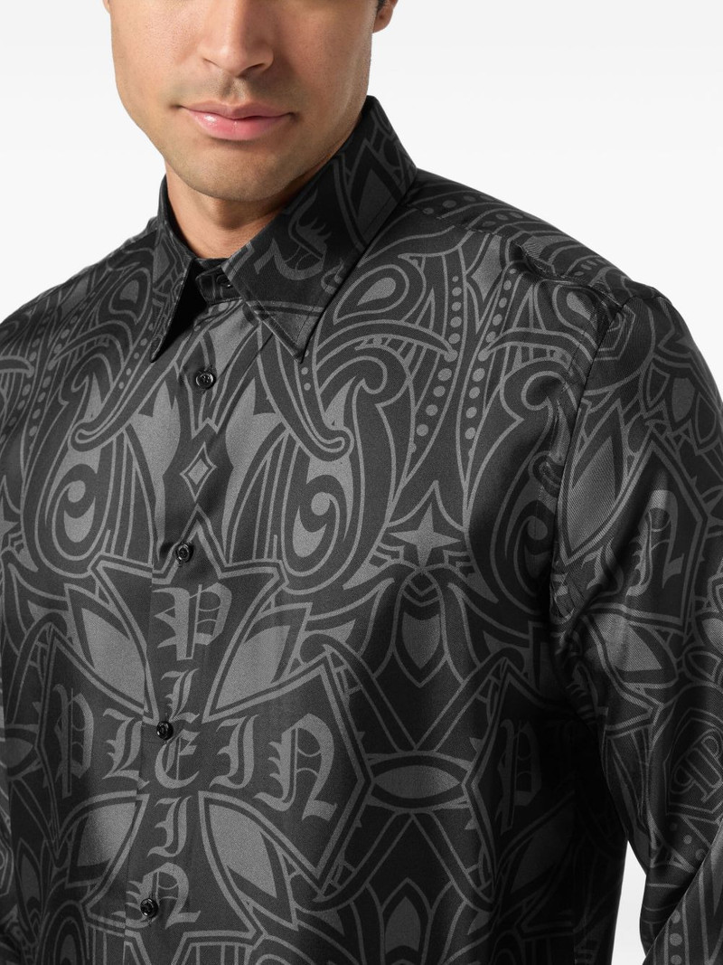 paisley-print cross shirt 4