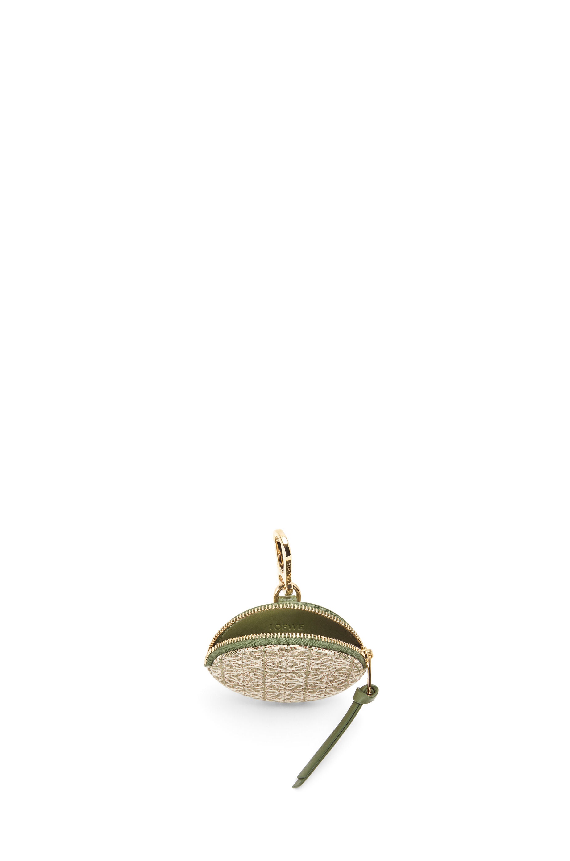 Cookie charm in Anagram jacquard and calfskin - 3