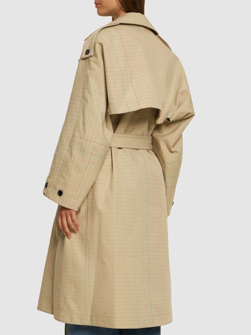 Notebook wool blend trench coat - 3