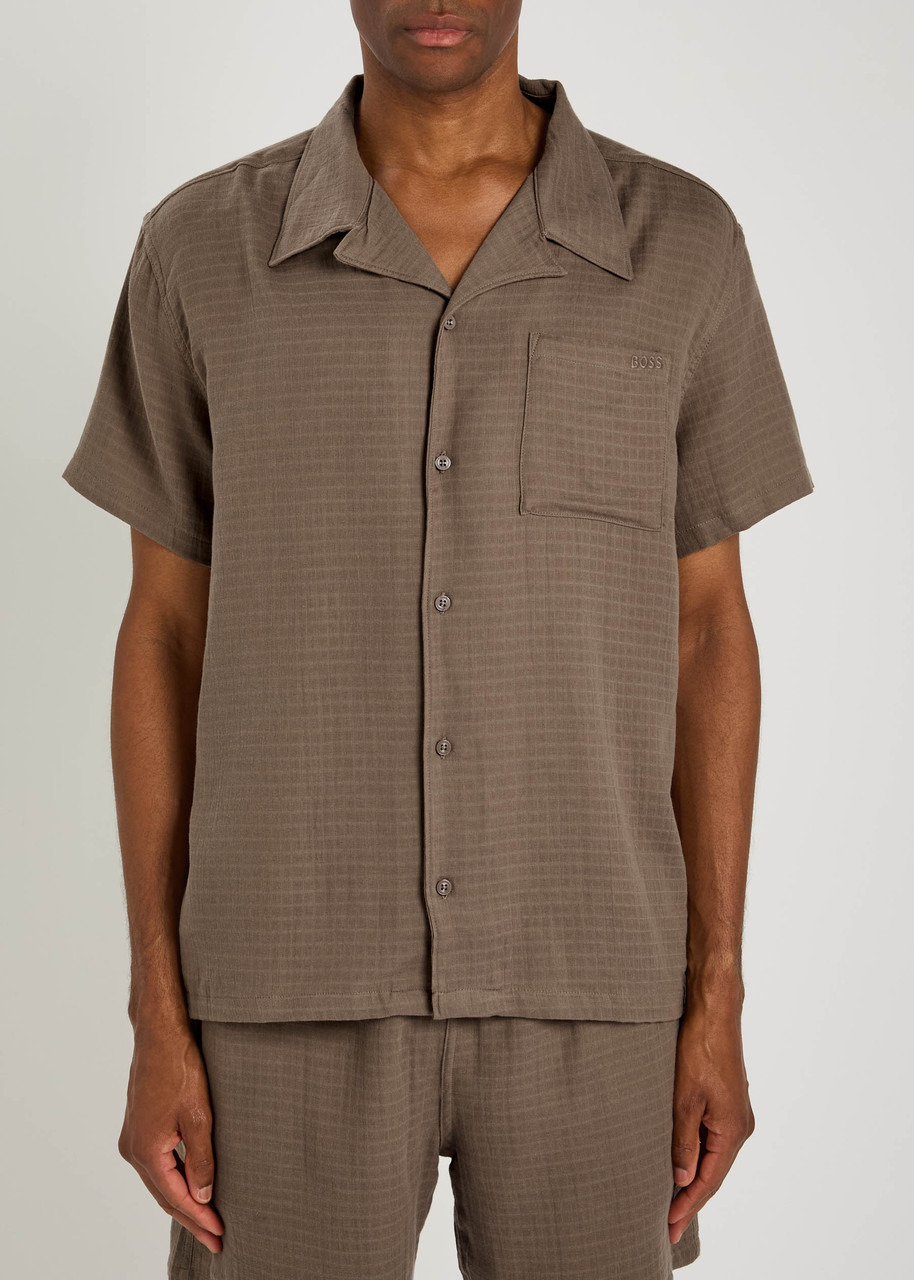 Boss Logo-embroidered Cotton Shirt - 2