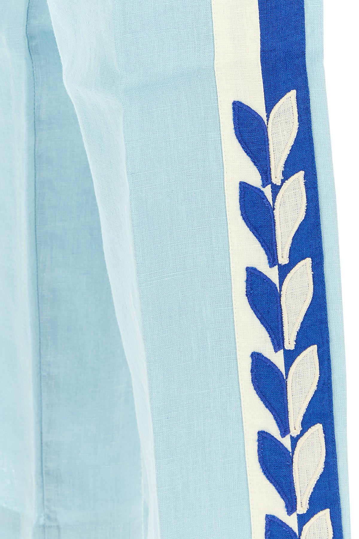 Light blue linen pant - 3